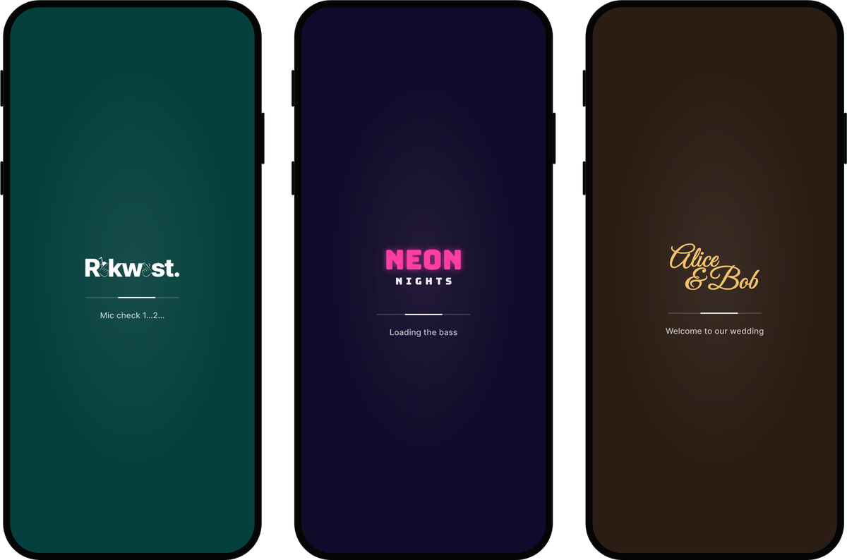Loading screens with a custom logo
